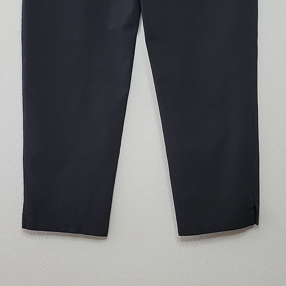 EILEEN FISHER Black Casual Trouser Pant size Petite Side Zipper - Picture 7 of 11